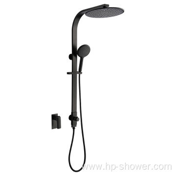 Black shower set European modern shower set